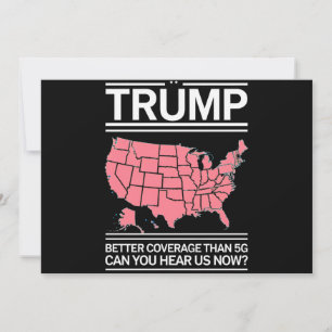 Trump heeft betere dekking dan 5G Kun je ons nu ho Kaart