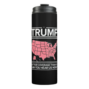 Trump heeft betere dekking dan 5G Kun je ons nu ho Thermosbeker