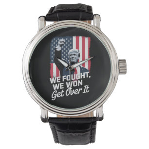 Trump Heeft Gewonnen Kom Er Overheen Trump Overwin Horloge
