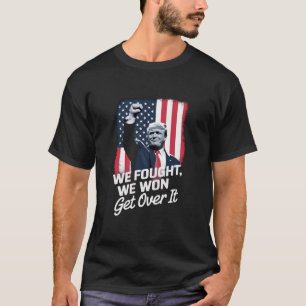 Trump Heeft Gewonnen Kom Er Overheen Trump Overwin T-shirt