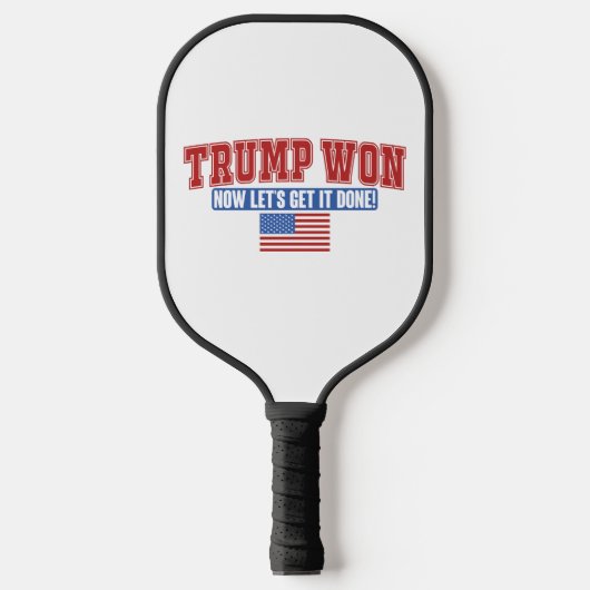 Trump heeft gewonnen, laat maar komen pickleball paddle (Voorkant)
