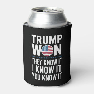 Trump Heeft Gewonnen Ze Weten Het 2024 47e Preside Blikjeskoeler