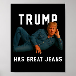 Trump Heeft Grote Broeken Grappige Meme _1 Poster