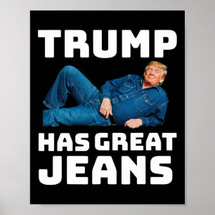 Trump Heeft Grote Broeken Grappige Meme 2  Poster