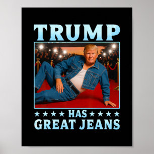 Trump Heeft Grote Broeken Grappige Meme 3  Poster