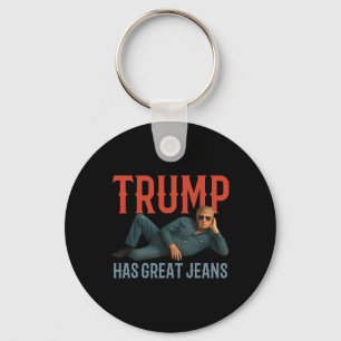 Trump Heeft Grote Broeken Grappige Politieke Meme Sleutelhanger
