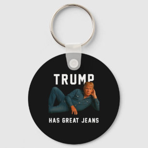 Trump Heeft Grote Jeans Grappige Meme _1 Sleutelhanger