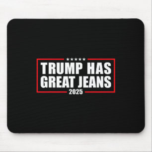 Trump Heeft Grote Jeans Grappige Retro Denim Meme  Muismat