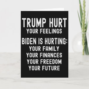 Trump heeft je gevoelens gekwetst Trump 2025 Anti- Kaart