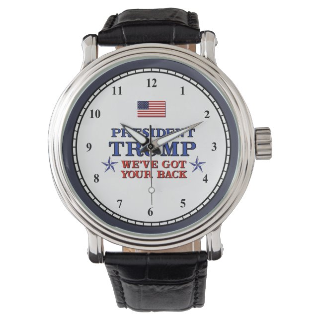 Trump heeft je rug horloge (Voorkant)