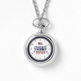 Trump heeft je rug horloge