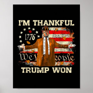 Trump heeft Mannen Thanksgiving Herfst Turkije gew Poster