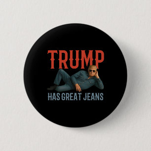 Trump Heeft Prima Broeken Funny Politieke Meme  Ronde Button 5,7 Cm