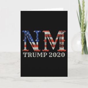 Trump Heraalevering New Mexico T-shirt Trots Kieze Kaart