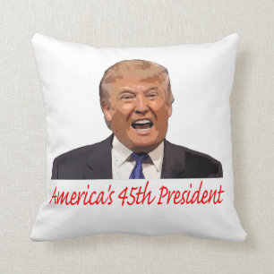 Trump, het 45e President van Amerika Kussen