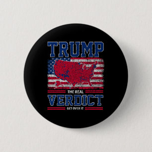 Trump: het echte vonnis komt over de inauguratie v ronde button 5,7 cm