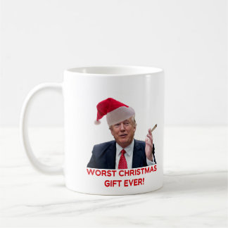 Trump, het ergste kerstcadeau ooit. koffiemok