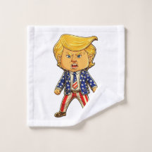 Trump heureux, Trump drôle, Mème drôle Chibi Carto