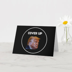 Trump Hoesje op Wenskaart Kaart