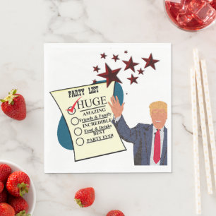 Trump HUGE Party Celebration Cocktail Party Servetten