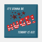 Trump HUGE Verjaardagsfeest Viering Partij Favorie Magneet (Voorkant)