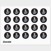 Trump Ice Baby Grappig Ronde Sticker (Vel)