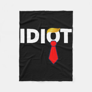 Trump Idioot Anti-trump Tarieven Protesteer Handen Fleece Deken