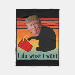 Trump: ik doe wat ik wil: een grappige economie fleece deken