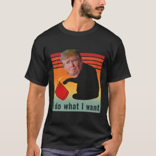 Trump Ik Doe Wat Ik Wil Grappig Economie Aandelen T-shirt