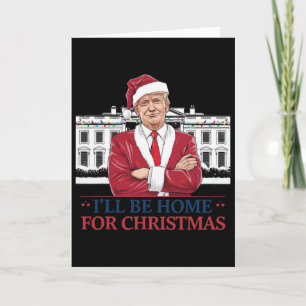 Trump Ik kom met Kerstmis thuis Witte Huis 2025 Kaart