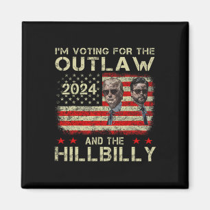 Trump: ik stem voor de Outlaw en Hillbilly Trump Magneet