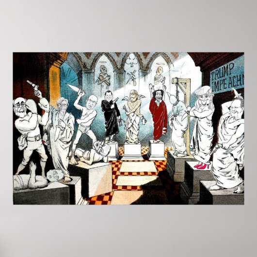 Trump Impeachment Trial Poster (Voorkant)