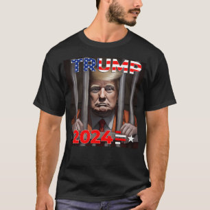Trump in de gevangenis 2024 (Trump de crimineel) T-shirt