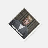Trump in gevangenschap servet (Hoek)