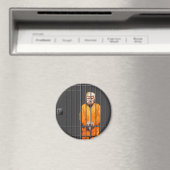 Trump in Jail 2¼ Inch Circle Magnet Magneet (Insitu (Vaatwasser))