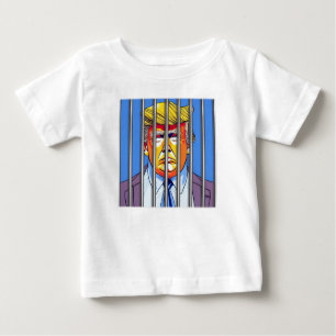 Trump in Jail Baby Fine Jersey T-Shirt