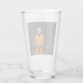 Trump in Jail Glass Tumbler (Achterkant)