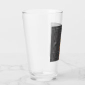 Trump in Jail Glass Tumbler (Rechts)