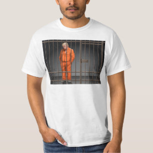 Trump in Jail Mannen Value T-Shirt