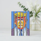 Trump in Jail Post Card, Taille : Carte postale st (Debout devant)