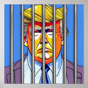 Trump in Jail Value Poster Paper (Matte) 12-inch S