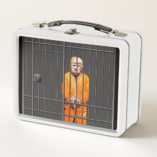 Trump in Jail White Lunchbox