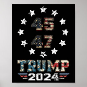 Trump Inatiepoging Trump 2025 Je Miste Tweemaal  Poster