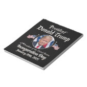 Trump inauguratie dag 2025 47e president van de VS Notitieblok (Gedraaid)