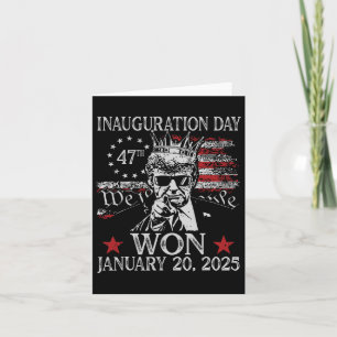 Trump Inauguratie Dag 2025 President Donald Trump Kaart