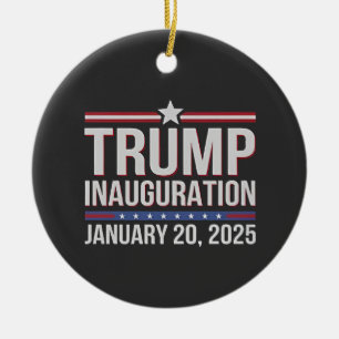 Trump inauguratie dag januari 2025 President Keramisch Ornament