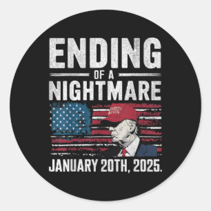 Trump Inauguratie Shirt - Inauguratiedag 2025 Ronde Sticker