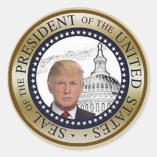 TRUMP Inauguratie Sticker (Voorkant)