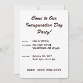 Trump Inauguration 2017 Custom Kaart (Achterkant)