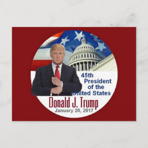 TRUMP Inauguration Briefkaart